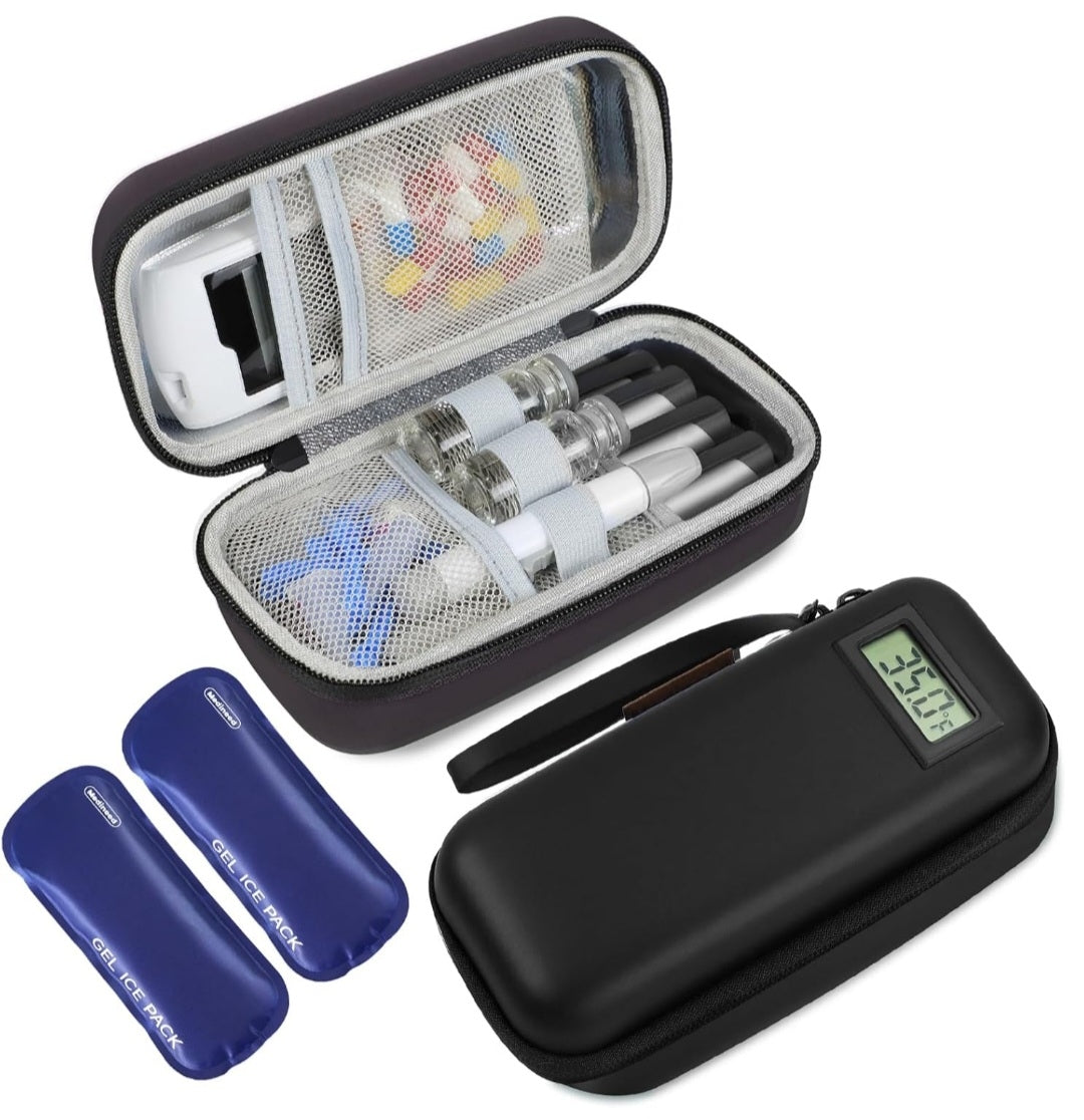 Insulin Cooler Travel Case - Golden Hour Add-on