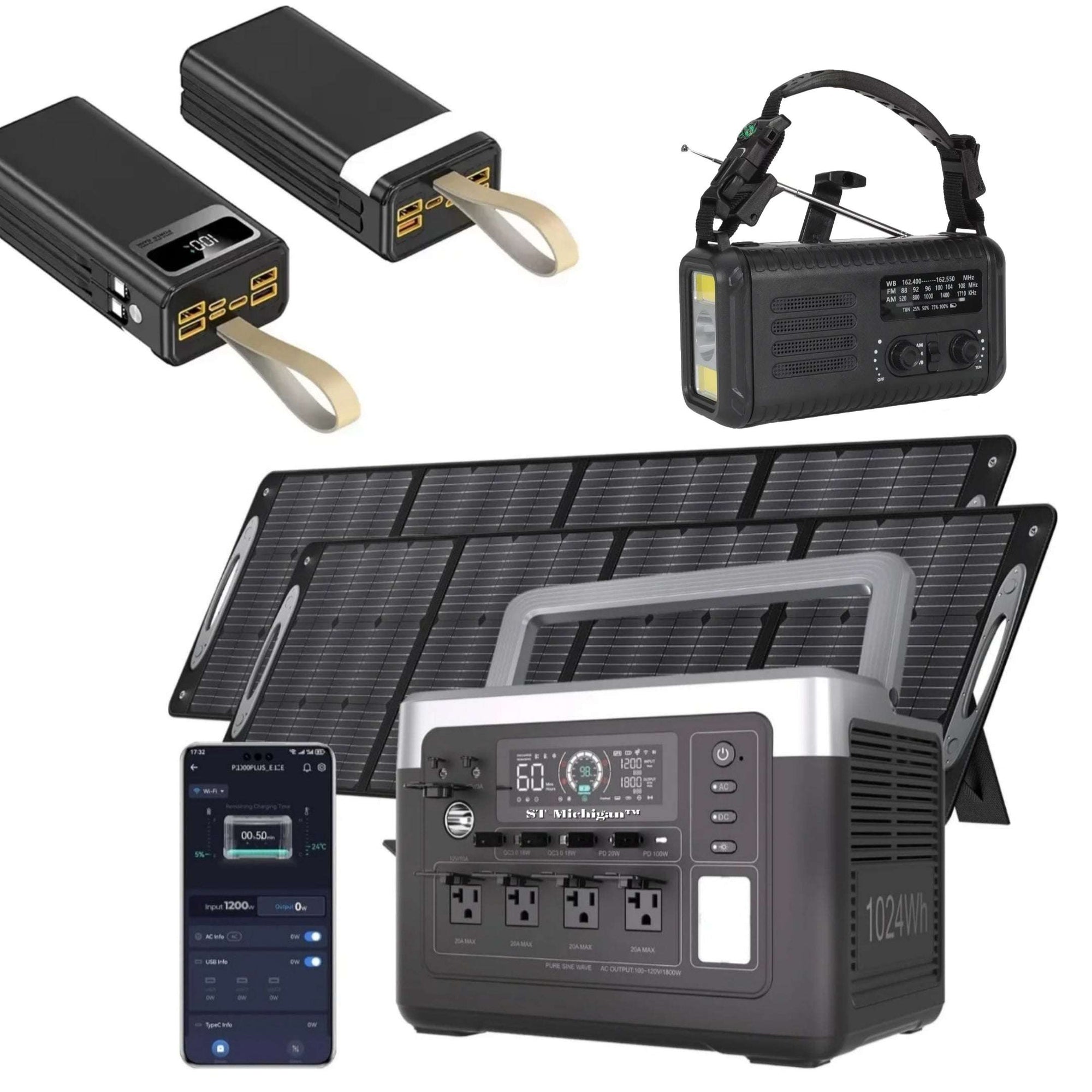 Ultimate Electric Power Backup Survival Bundle