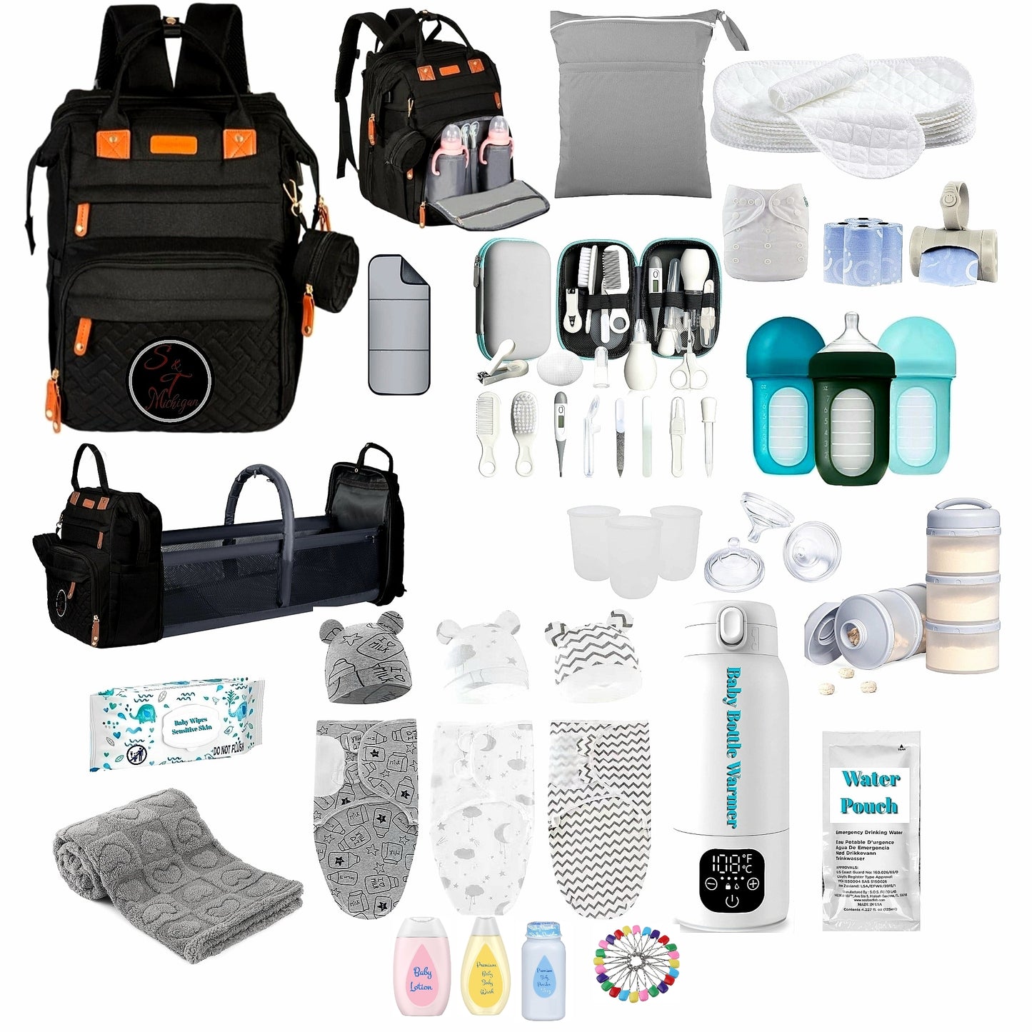 Tiny Tot Tactical Survival Baby Kit – All-in-One Emergency Bug-Out Bag for Infants | Waterproof Changing Station