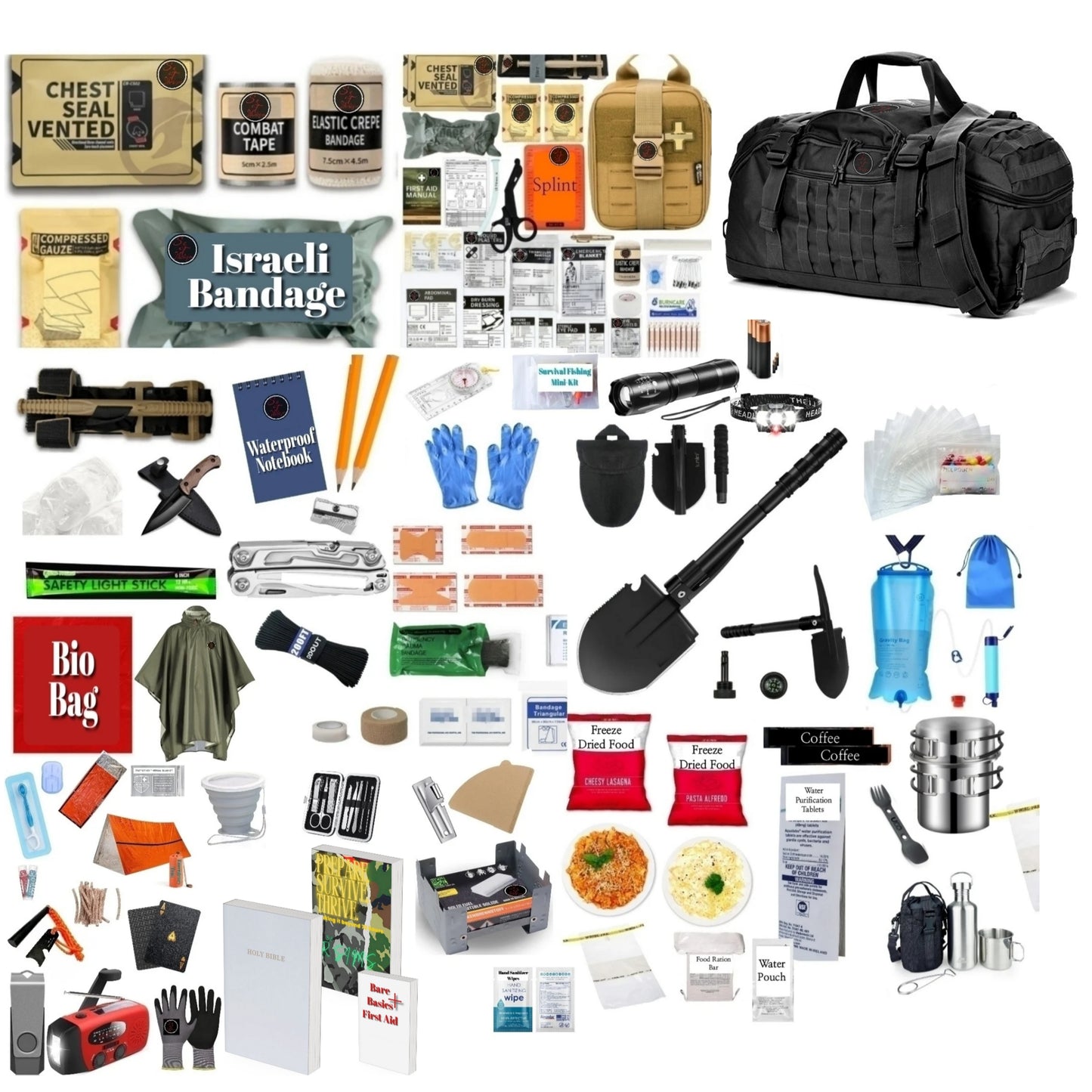 THE Bag- 1 Person 72Hour Survival Bag