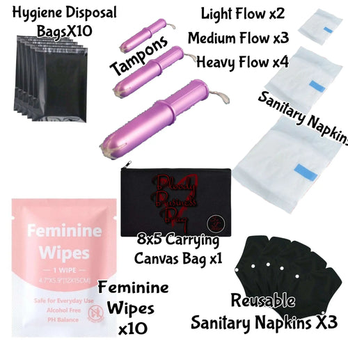 72 Hour Menstrual Cycle Bag- Bloody Bag Business My Store