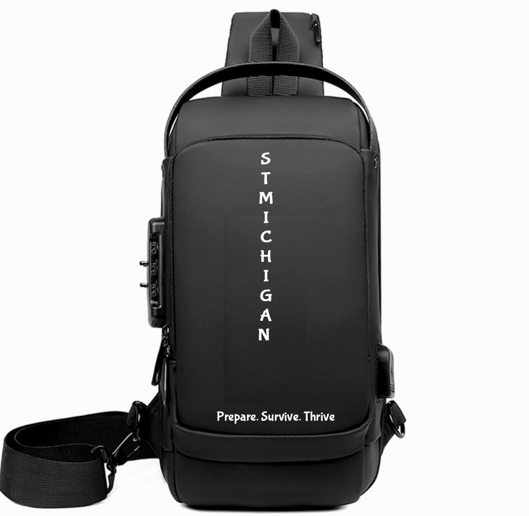 PU EDC or Get Home 10L Sling Bag Survive & Thrive Michigan™