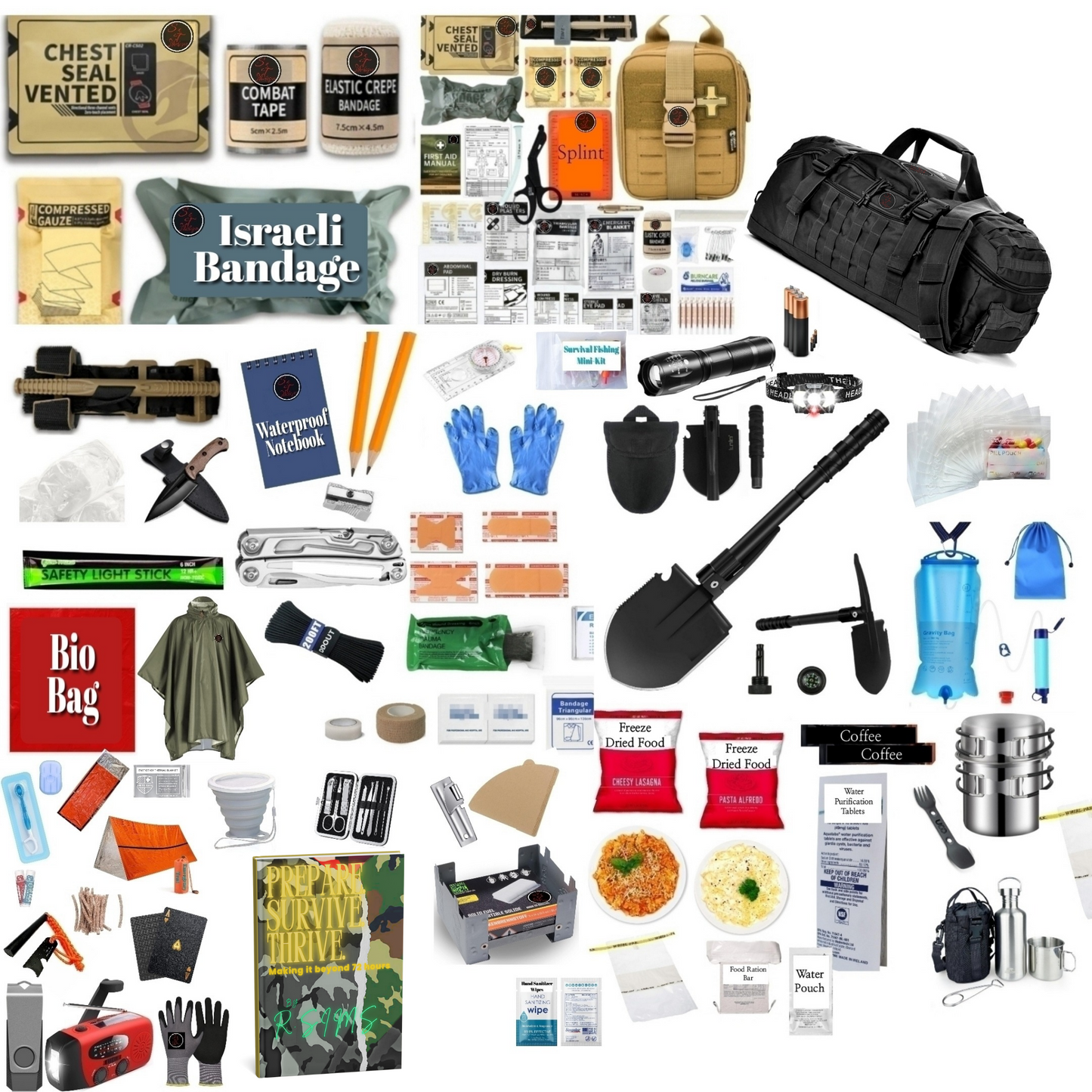 THE Bag- 1 Person 72Hour Survival Bag