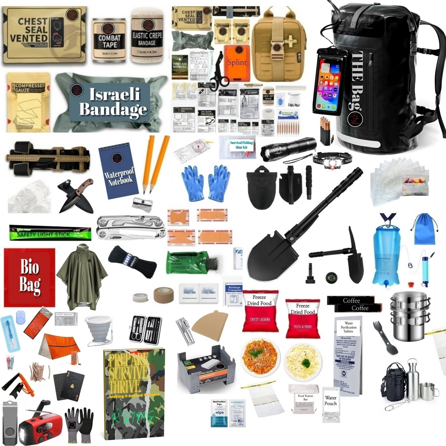 THE Bag- 1 Person 72Hour Survival Bag